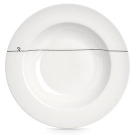 Talerz Obiadowy Duży Głęboki na Obiad Zupę Porcelanowy Serce 250 ml