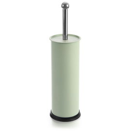 Szczotka Toaletowa WC Pojemnik Stojak Ociekacz Zielona Metalowa Łazienkowa