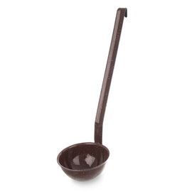 Chochla Emaliowana Łyżka Kuchenna do Nalewania Zupy Sosu Gulaszu Retro