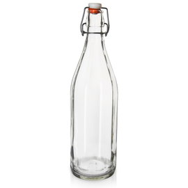 Butelka Szklana z Korkiem Klipsem na Wino Nalewkę Likier Syrop Sok 750 ml