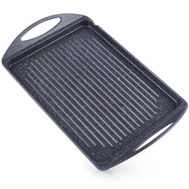 Płyta Grillowa do Grillowania Granitowa Duża Patelnia do Mięsa Ryb Warzyw