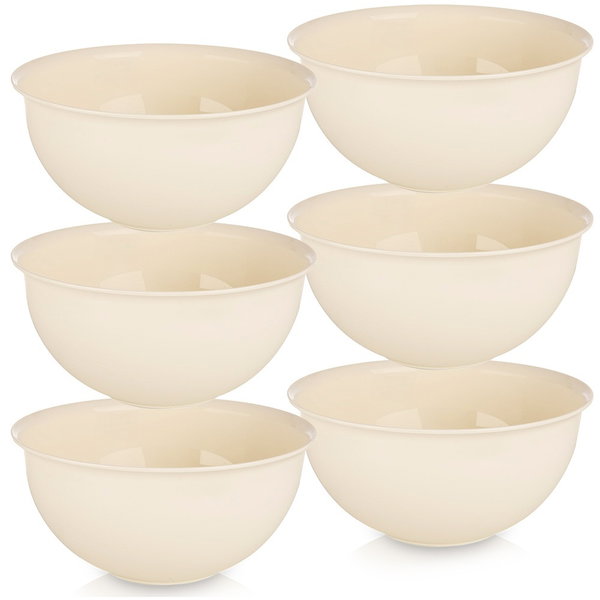6x Miseczki Plastikowe Miski Wielorazowe Turystyczne Piknikowe 500 ml