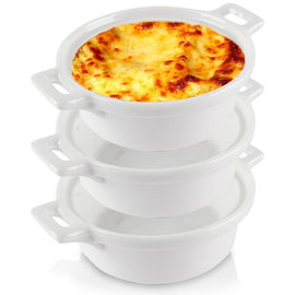 3x Naczynie Zapiekania Żaroodporne Miska Miseczka Kokilka Porcelanowa 130ml