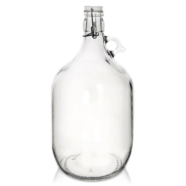 Butelka Szklana Gąsior Balon Dama z Klipsem na Wino Nalewkę Bimber Sok 5L