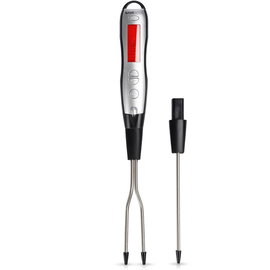 Termometr Kuchenny Elektroniczny z Sondą Widelcem Szpikulcem Potraw Mięsa