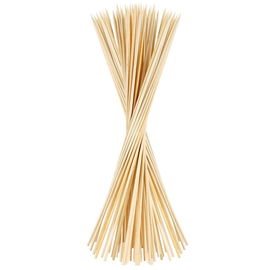 50x Szpikulce Drewniane do Szaszłyków Długie Wykałaczki Patyki Szpilki 40cm