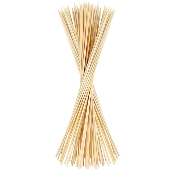 50x Szpikulce Drewniane do Szaszłyków Długie Wykałaczki Patyki Szpilki 40cm