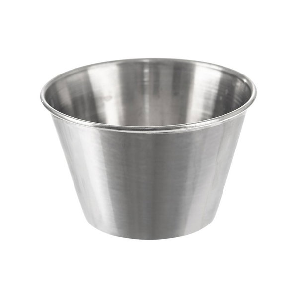 Miseczka Stalowa na Sos Dip Sosjerka Miska Dipówka Pojemnik 6 cm 65 ml