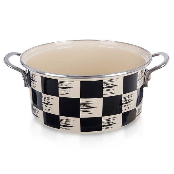 Garnek Emaliowany do Gotowania Tradycyjny na Gaz Indukcję 22 cm 3L