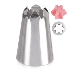 Tylka Cukiernicza Stalowa Końcówka do Dekoracji Rękawa Dekorator Kwiatek