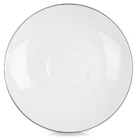 Spodek Pod Filiżankę Mały Talerzyk Porcelanowy Biały na Przekąski 15 cm
