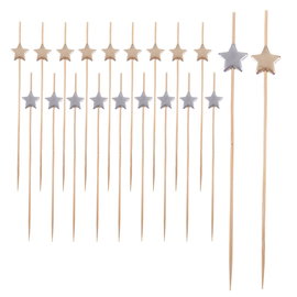 20x Wykałaczki Świąteczne Szpikulce Pikery do Przekąsek Koreczków 12 cm