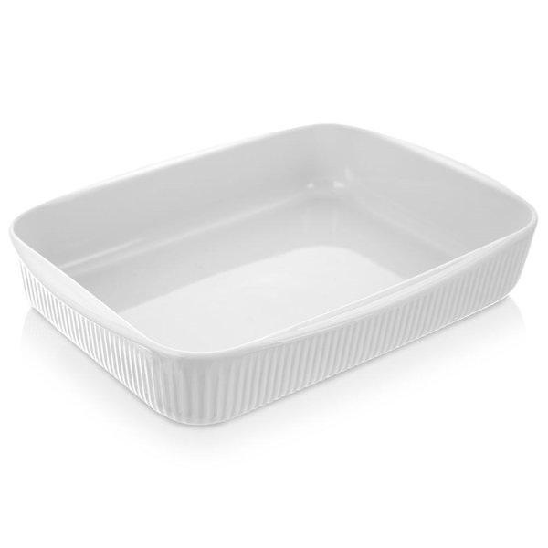 Naczynie Żaroodporne Porcelanowe do Pieczenia Zapiekania Forma Brytfanka 2L