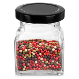 Pojemnik na Przyprawy Kuchenne Szklany Słoik Słoiczek Pojemniczek 120 ml