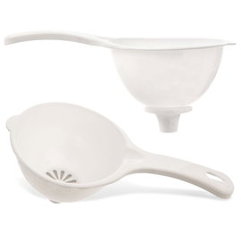 Lejek Kuchenny z Sitkiem do Butelek Słoików Przelewania Wina Piwa Soku