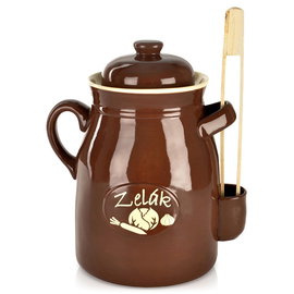 Pojemnik Garnek Ceramiczny do Kiszenia Marynowania Ogórków Kapusty 6L