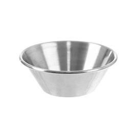 Miseczka Stalowa na Sos Dip Sosjerka Miska Dipówka Pojemnik 6,5 cm 40 ml