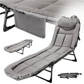 Łóżko Turystyczne Składane Polowe Leżanka Przenośna Kanadyjka Leżak 100kg