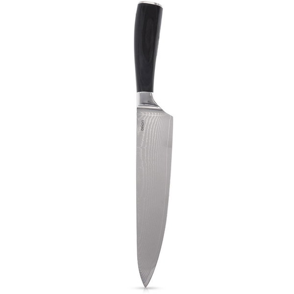 Nóż Orion Damascus Duży Szefa Kuchni Kuchenny ze Stali Damasceńskiej 33,5cm