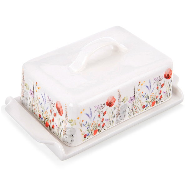 Maselniczka Porcelanowa Pojemnik Kuchenny do Przechowywania Masła na Masło