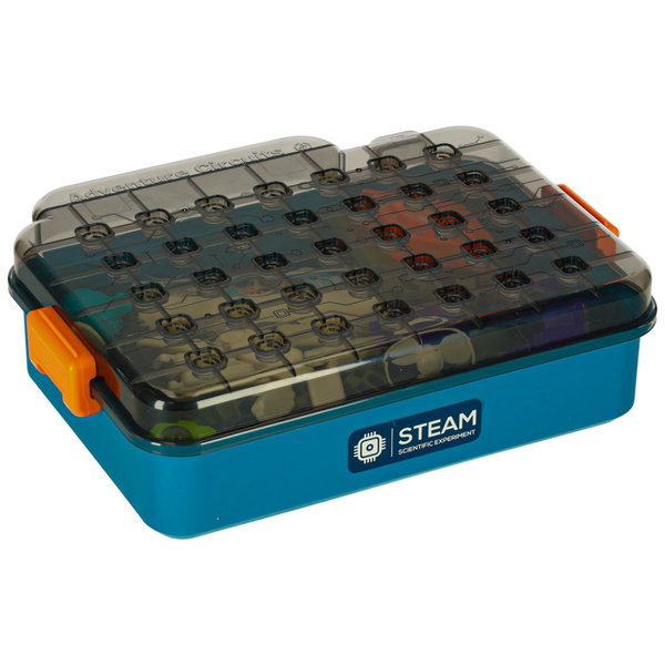 Zestaw Edukacyjny Mały Elektryk Elektronik DIY STEM 45 Elementów + 12 Kart