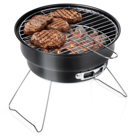 Grill Węglowy Składany Przenośny Ogrodowy Turystyczny Piknikowy Mały 28 cm