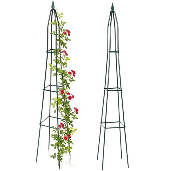 Pergola Ogrodowa Kolumnowa Obelisk Słup Kolumna Stojak na Rośliny 190 cm