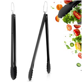 Szczypce do Grilla Grillowe Kuchenne Stalowe do Mięsa Warzyw Długie 43 cm