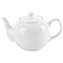 Dzbanek Porcelanowy Biały Stołowy do Kawy Herbaty Ziół Naparów Napojów 1,7L