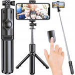 Statyw do Selfie Kijek Stick Tripod Uchwyt na Bluetooth do Telefonu + Pilot