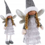 Wróżka Świąteczna Anioł Figurka Elf Pomocnik Św Mikołaja Dekoracja 40cm XL