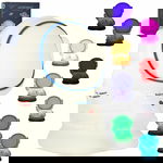 Lampka Nocna Dla Dzieci LED RGB USB Astronauta Silikonowa Kolorowa Miękka