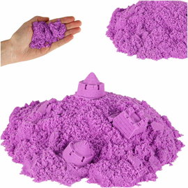 Piasek Kinetyczny Magiczny Dynamiczny Piaskolina w Woreczku 1kg Fioletowy