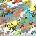 Puzzle w Puszce Układanka Edukacyjna dla Dzieci Pojazdy Zestaw 30 Puzzli