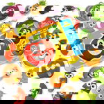 Puzzle w Puszce Układanka Edukacyjna dla Dzieci Owoce Warzywa 25 Elementów