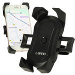 Uchwyt Rowerowy Motocyklowy na Telefon Smartfon do Roweru Motoru Czarny