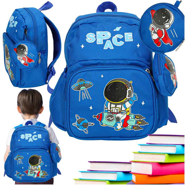 Plecak do Przedszkola dla Chłopca Dziecięcy Astronauta Szkolny Wycieczkowy