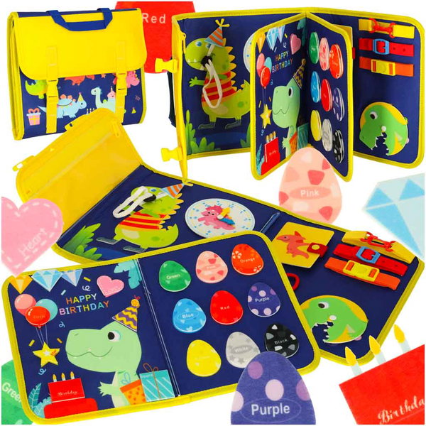 Tablica Manipulacyjna Sensoryczna Montessori Walizka Edukacyjna dla Dzieci