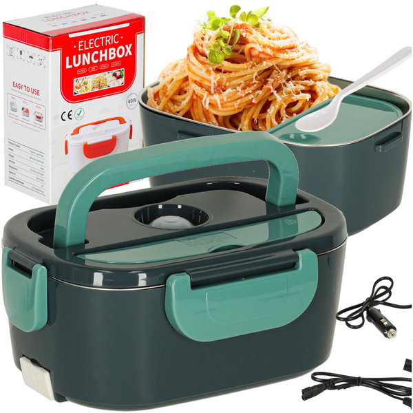 Elektryczny Lunchbox 1,5l Podgrzewacz do Jedzenia Termos Pudełko Obiadowe