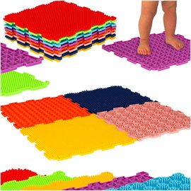 Mata Sensoryczna Ortopedyczna Puzzle Masaż Monstessori dla Dzieci 8 szt.