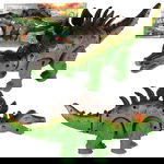 Dinozaur Interaktywny Zabawka Interaktywna na Baterie Chodząca LED Dźwięk
