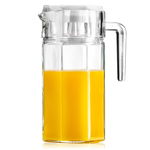 Dzbanek na Napoje Wodę Sok Lemoniadę do Napojów Szklany z Pokrywką 1,5l