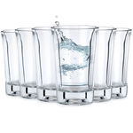 6x Kieliszki do Wódki Shotów Szklane Zestaw Komplet Kieliszków 40 ml