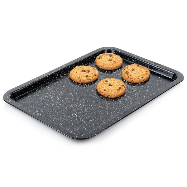 Blacha Granitowa Niska do Pieczenia Ciastek Warzyw Piekarnika 38x26,5 cm