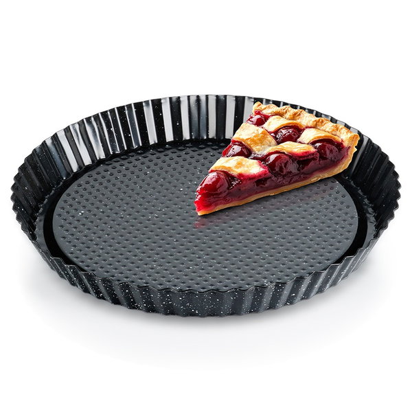 Forma Granitowa Blacha Foremka do Pieczenia Tarty na Tartę Ciasto 28 cm