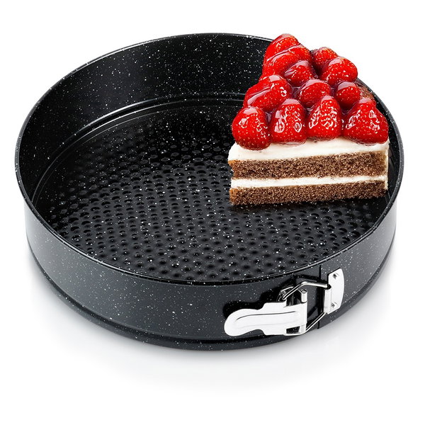 Forma Granitowa Tortownica Foremka Rozpinana do Pieczenia Ciasta Tortu 28cm