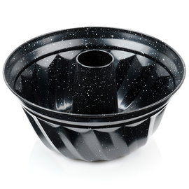 Forma Granitowa Foremka Metalowa do Pieczenia Babki z Kominem Ciasto Babkę