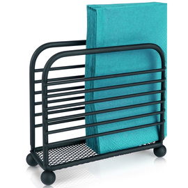 Serwetnik Stojak na Serwetki Chusteczki Metalowy Czarny Stołowy Kuchenny