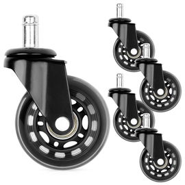 5x Kółka do Fotela Biurowego Ikea Kauczukowe Ciche Obrotowe Fotel Biurowy