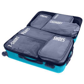 6x Organizer Podróżny do Walizki Torba Worek na Odzież Buty Pranie Bieliznę